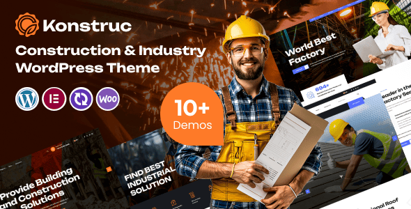 Konstruc 1.0.1: nuevo tema WordPress para construcción e industria